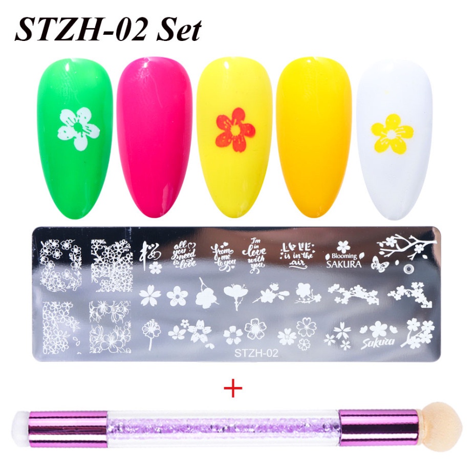 Tas Ransel Wanita Bahan Kanvas Warna Polos#Fondcutie#1pc Plat Stempel Kuku Motif Bunga Geomeric Bahan Stainless Steel Untuk Nail Art