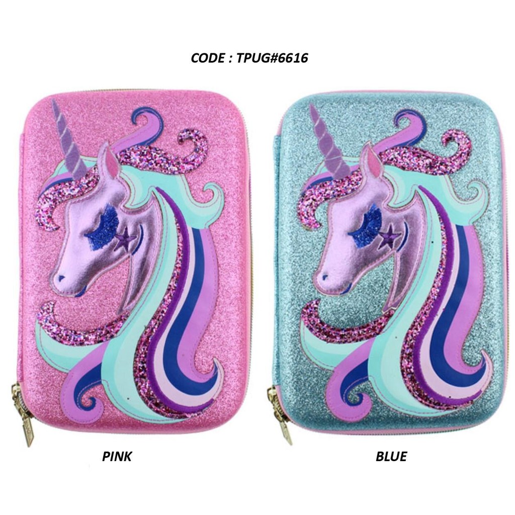

KOTAK PENSIL 3D LOOK A LIKE SMIGGLE MOTIF UNICORN ( NEW COLLETION )TPUG#6616