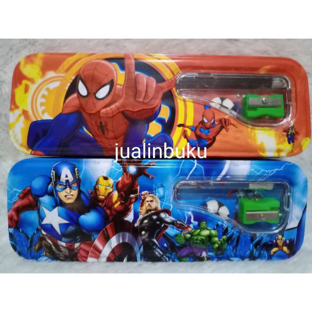 

Tempat Pensil Kaleng Set untuk Anak Motiv Kartun
