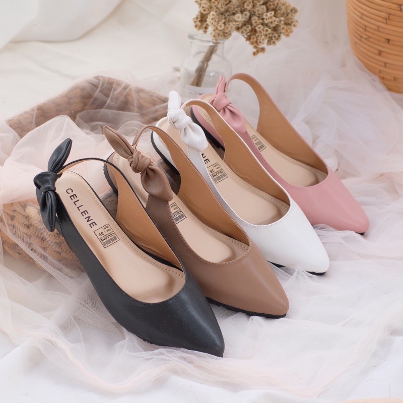 CELLENE Analy Bow Flat Shoes