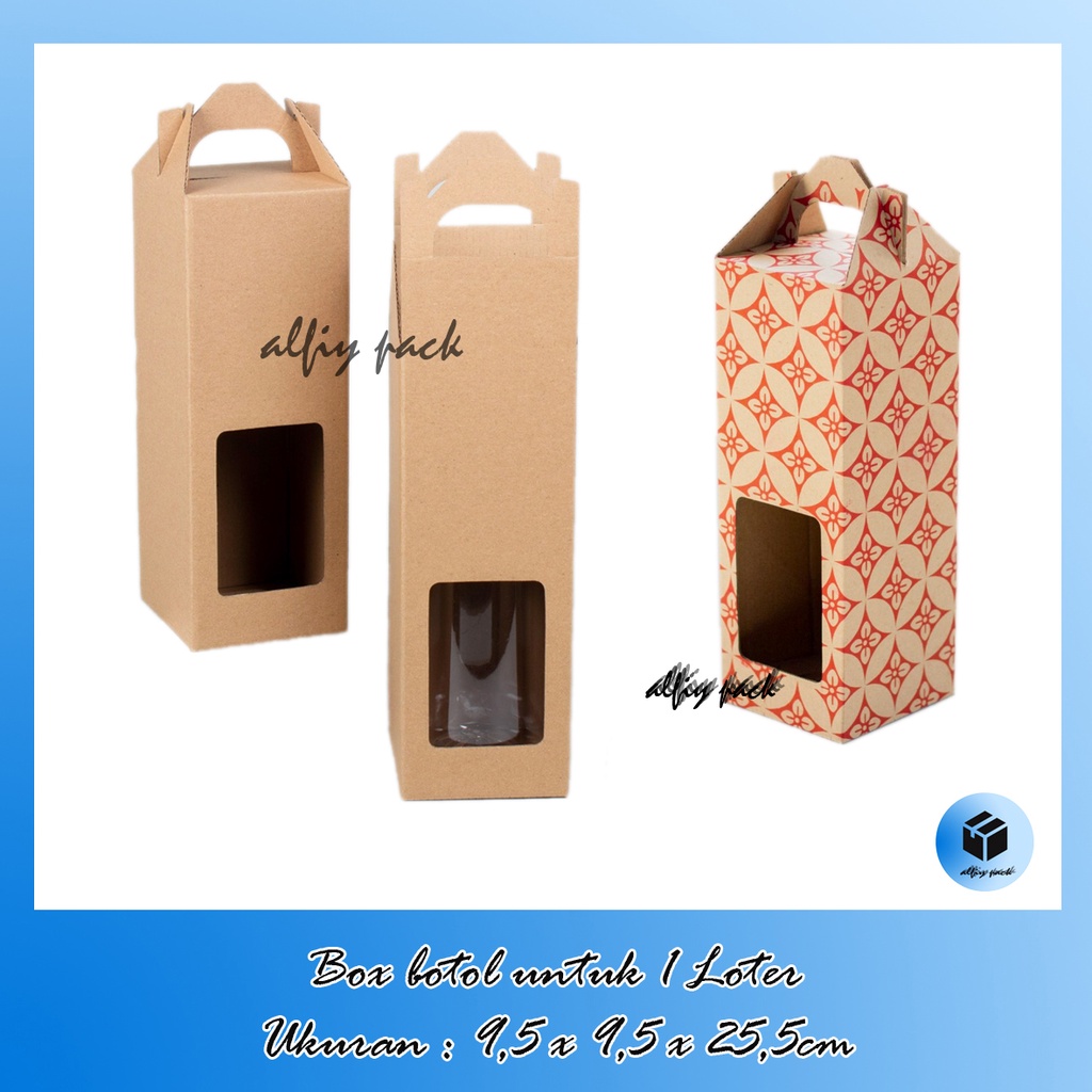 1pack isi 10pcs KARDUS JINJING BOTOL KALE ISI 1 X 1 LITER / DUS TOPLES TABUNG JAR 1000 ML 1300 ML KE