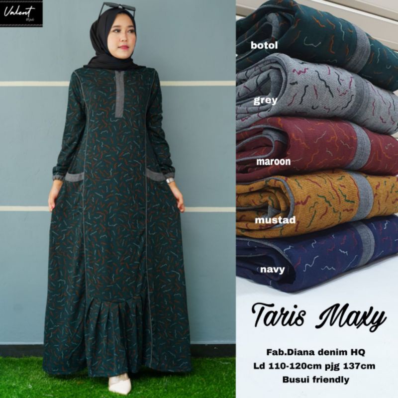 Taris Maxy By Valent/ Diana Denim HQ LD 110-120 Adem Halus Dan Nyaman