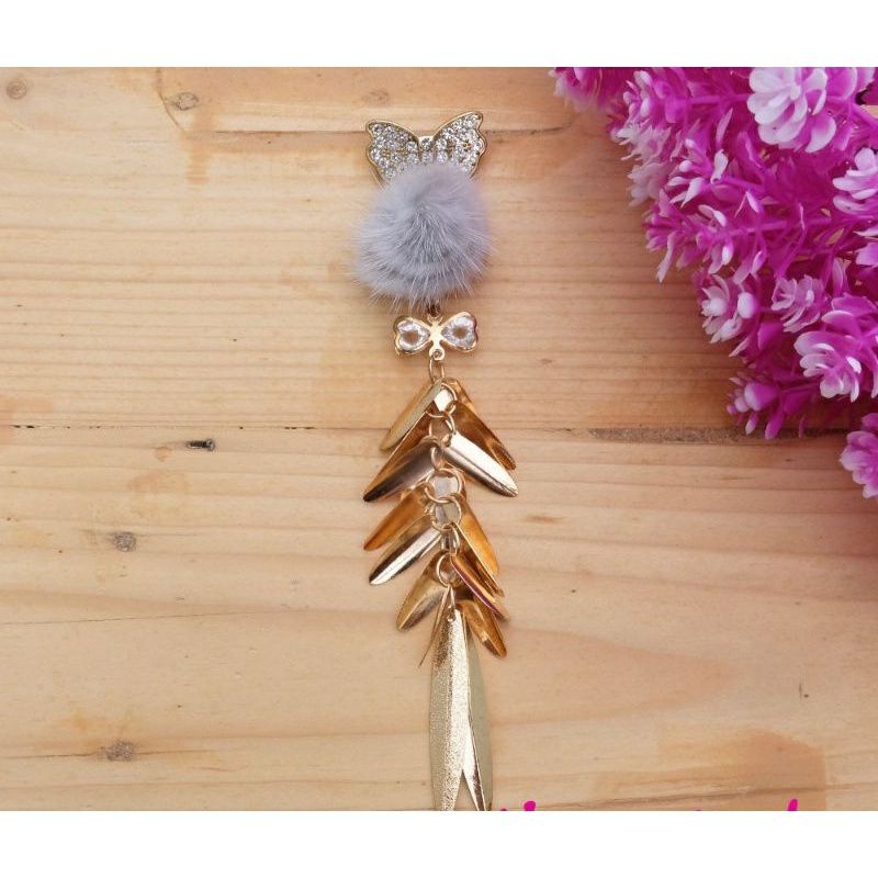 (Ready siap kirim) BROS DAGU JUNTAI Panjang Mewah Aksesoris Jilbab Terlaris Toko Grosiran Mukena Bis