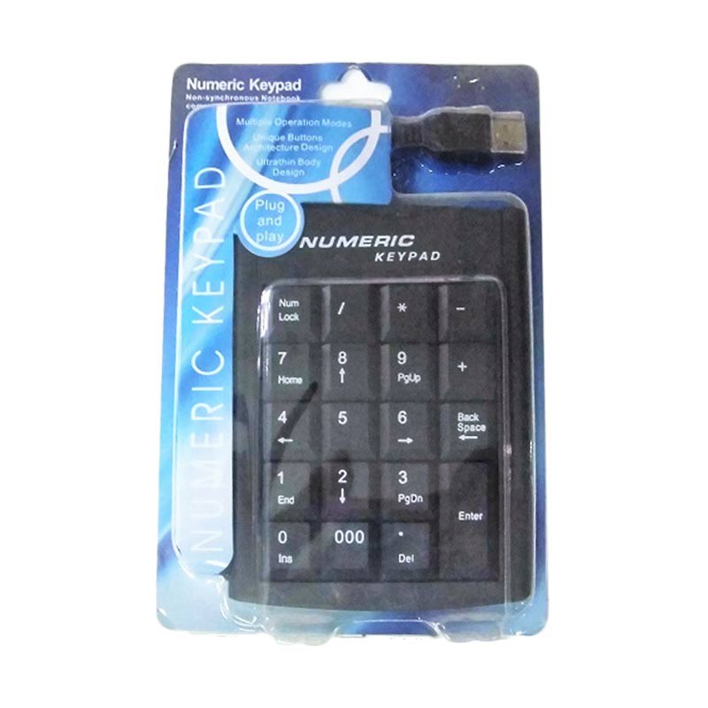 NUMERIC | KEYBOARD USB CENTRO NUMERIC (BLACK)