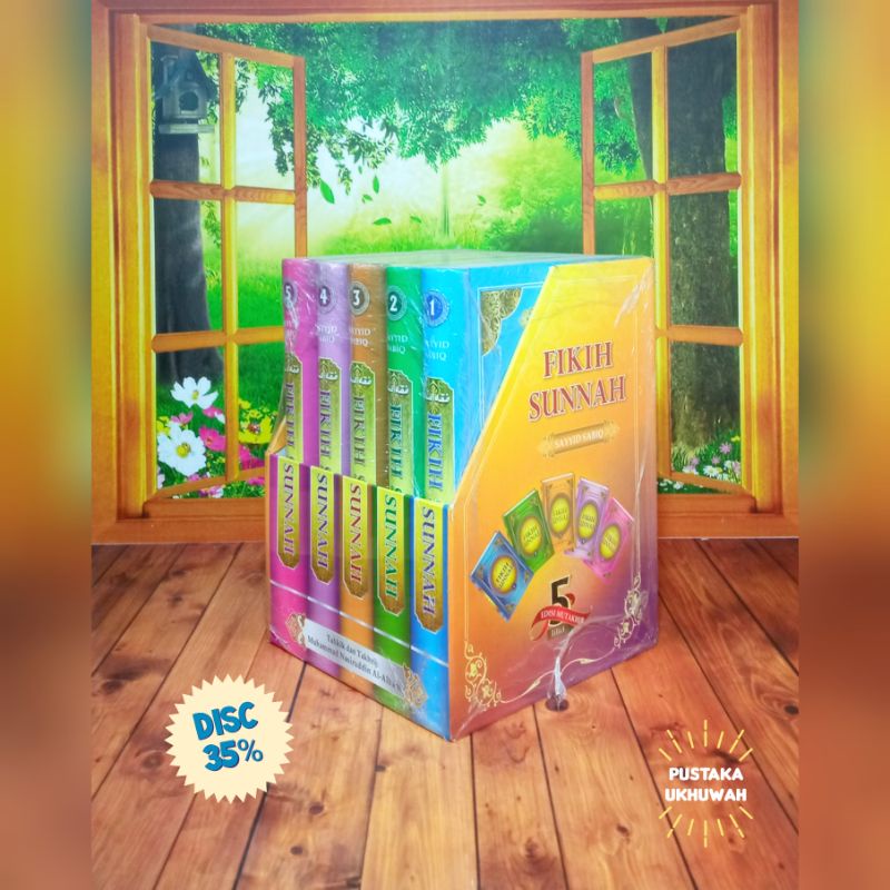 Buku Kitab Fikih Sunnah 5Jilid+Box