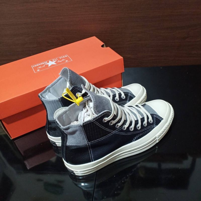 Converse 70s MIXED MATERIAL HI BlackCoolGrey