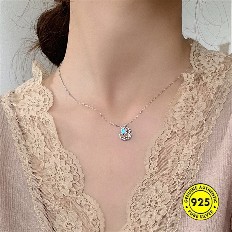 Kalung Bahan S925 Silver Untuk Wanita