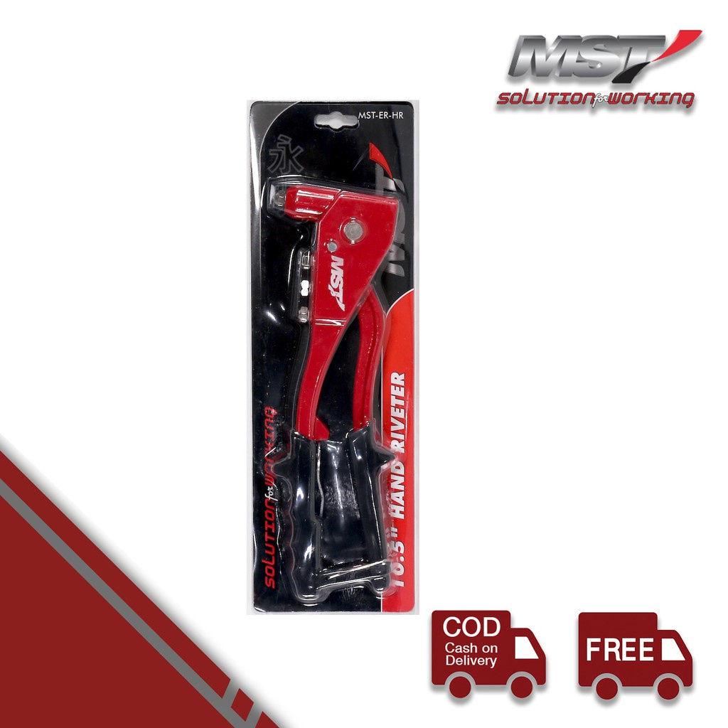 MST Tang Rivet Rifet Tangan Manual 25cm Heavy Duty Hand Riveter 10" Tang Ripet