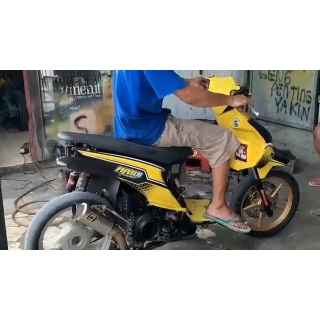 Knalpot Rob1 Original beat Honda Beat Beat Esp GP16 Beat Fi Road Race 130 Cc Stainless original raci