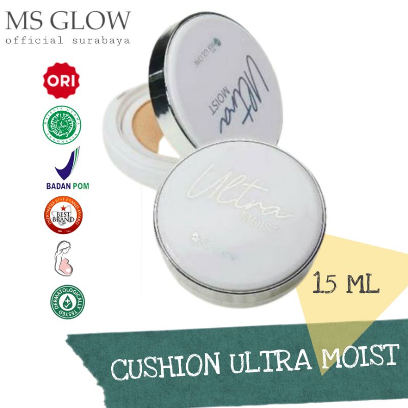 MS GLOW Ultra Moist CUSHION / Bedak Fondation Ms Glow