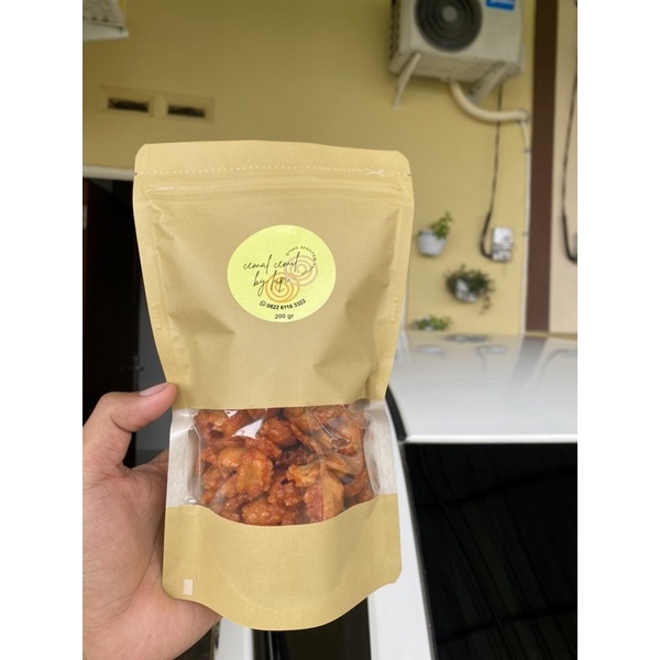 

Emping Melinjo Pedas murah 100g 200g, emping murah