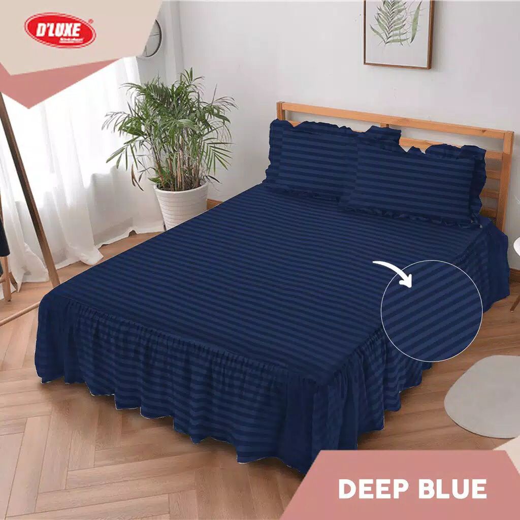 KINTAKUN - Sprei Seprai Sprey Sepray Rumbai Rumbay Rempel Polos Emboss KINTAKUN DELUXE Kasur Set Ori