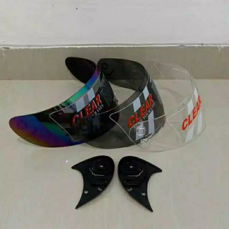 Kaca helm/ visor helm full face BMC MDS GM TRX standar Honda (gratis rachet helm)
