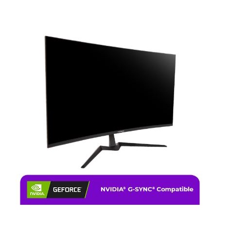 Monitor led gaming Vurrion 27&quot; 27 inch curved 1080p FHD 1ms 165Hz dp hdmi usb audio amd freesync Nvdia G-sync oriz 27mg500-c