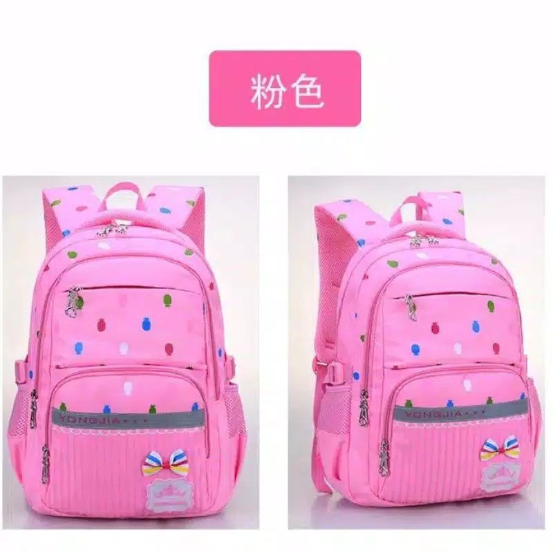 RAJA( COD ) Ransel Backpack Nanas 》 Fashion Anak Muda 3in1