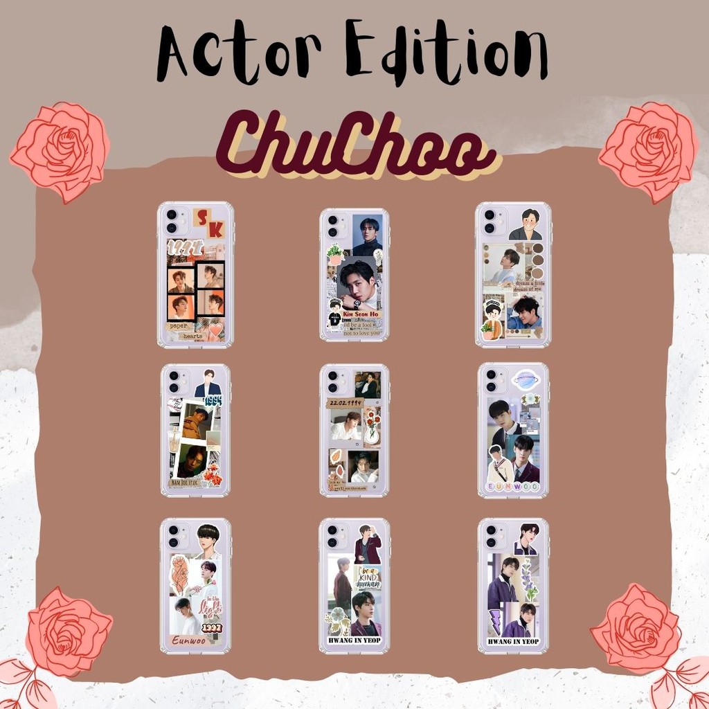 ChuChoo DIY Case Actor Edition - Song Kang, Nam Joo Hyuk, Seon Ho, In Yeop, Eunwoo (baca deskripsi)