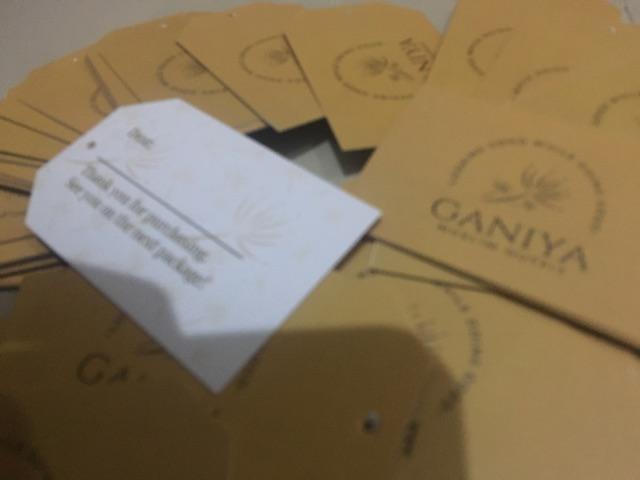 Hangtag Label Custom Bolak Balik