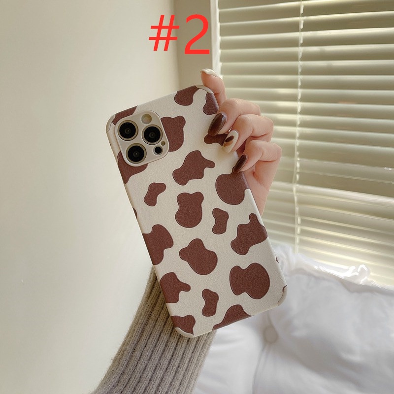 Fashion！Cow &amp; Zebra Pattern Soft Case iP iPhone 6 6S 7 8 + Plus XS XR 11 12 13 Pro Max Brown Casing Xiaomi Redmi 9T Note 7 8 Pro