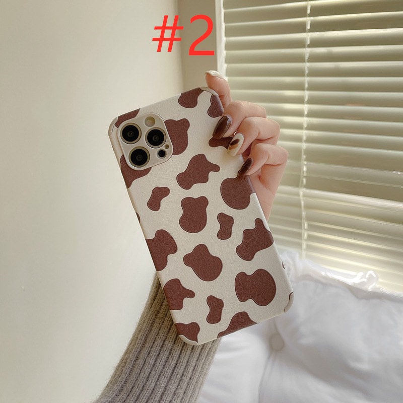 Fashion！Cow &amp; Zebra Pattern Soft Case iP iPhone 6 6S 7 8 + Plus XS XR 11 12 13 Pro Max Brown Casing Xiaomi Redmi 9T Note 7 8 Pro