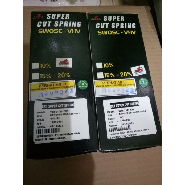 Super CVT Spring BRT Vario 125/Vario 150