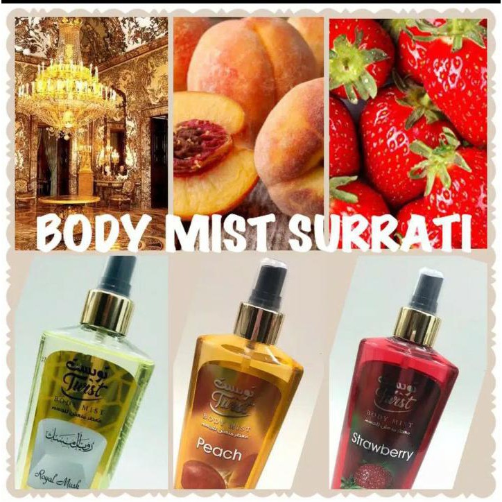 BODY MIST 250ML All Varians| BY SURRATI PERFUMES