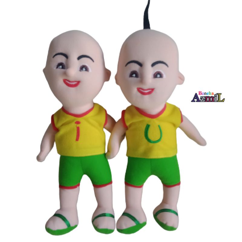 Boneka Upin Ipin sepasang 1 set/ harga sepasang