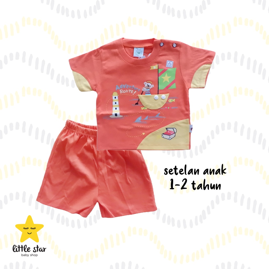 Little Ant Setelan Anak Cowok | Kaos Celana Anak Cowok | Setelan Bayi Cowok