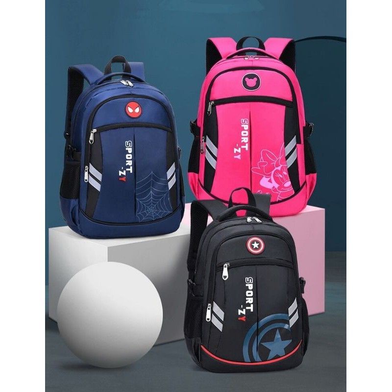 GTB - Ransel Sekolah Untuk Remaja Gadis Anak Laki-laki Hight Sccholl Escollar Tas Fashion Sport Backpack Sekolah Anak Sd Smp Sma Kuliah Ransel Multifungsi COD