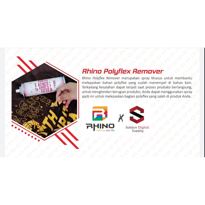 

TERLARIS !!! Rhino Polyflex Remover / Penghilang Polyflex
