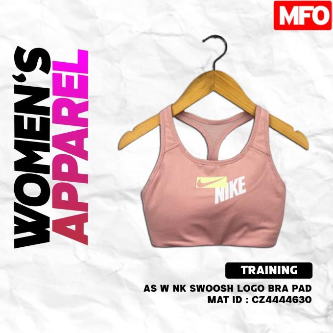 ORIGINAL ORI SPORT BRA NIKE AS W NK SWOOSH LOGO BRA PAD CZ4444630