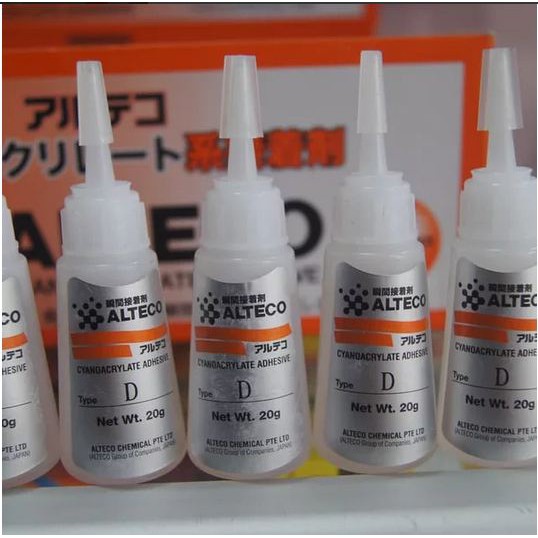 

Alteco Lem D 20gr Instant Glue Power Glue Lem Mika ASLI JAPAN