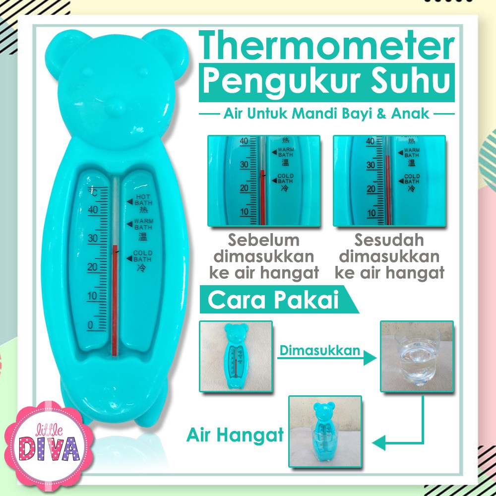 THERMOMETER AIR - Pengukur Suhu Air Mandi Anak &amp; Bayi thermo chn termometer thermo termo meter