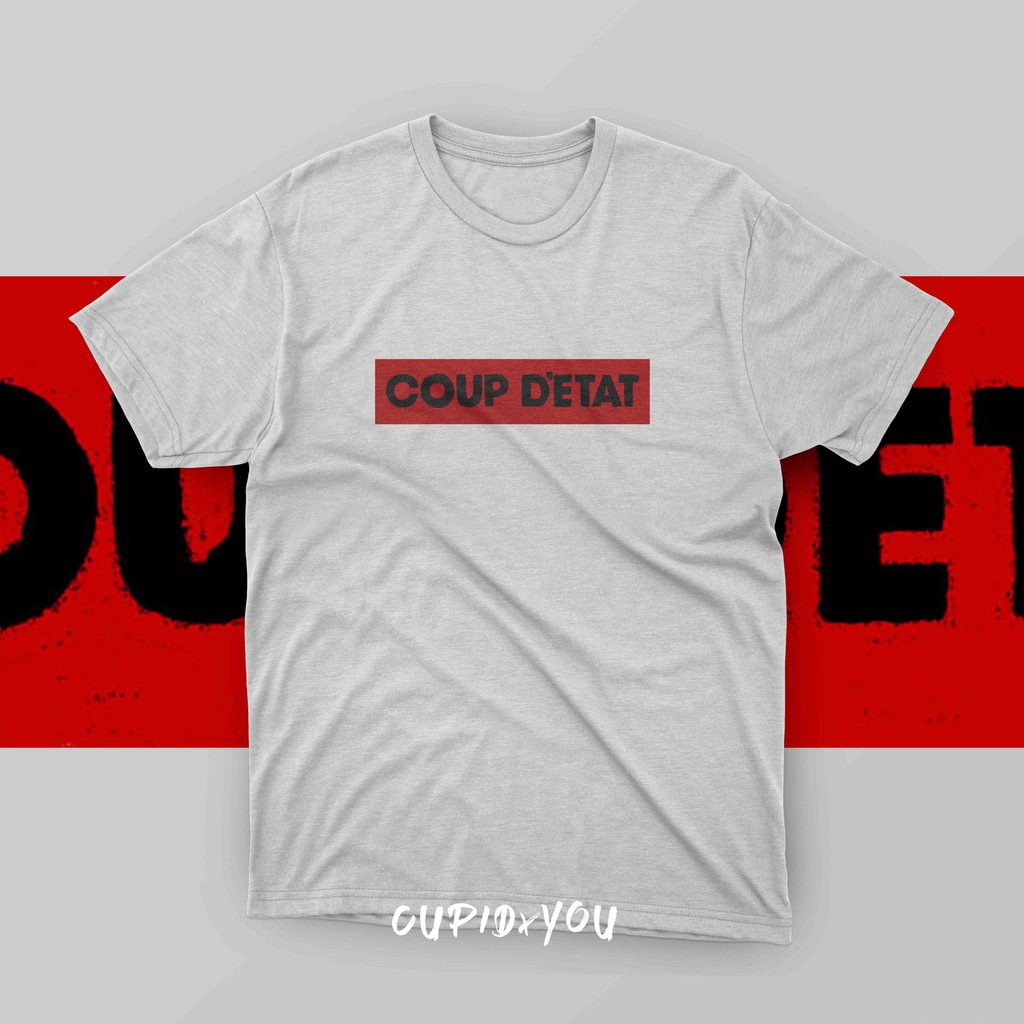 KAOS CUSTOM SABLON FULL COLOR UNISEX | COUP D'ETAT DARK - G-DRAGON