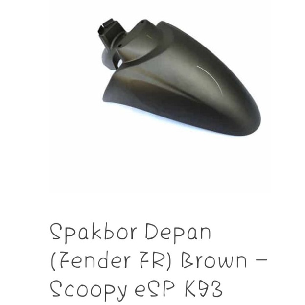 Slebor depan Scoopy 2018 Brown