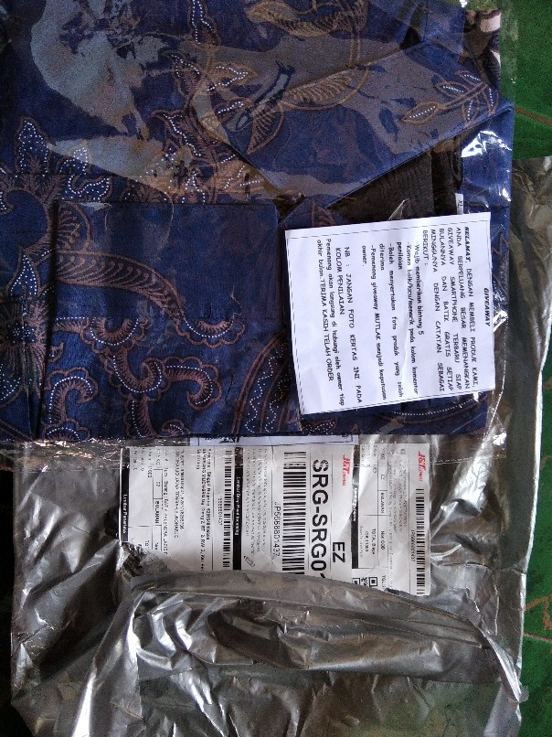 Batik Selendra Lapis Furing Size S-xxl Dasar Navy Katun Halus Sragenan High Quality
