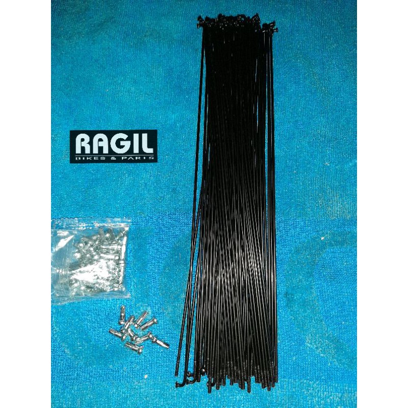 JARI JARI SEPEDA 26 INCH HITAM 700c 700 c RUJI MTB FEDERAL MINI UKUR 14Gx262 14G x 262 UNICYCLE JARI