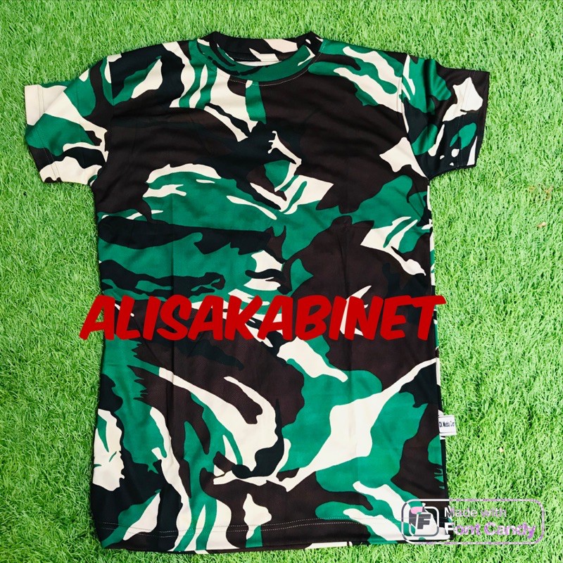 Kaos Loreng Malvinas Dryfit Jatah TNI