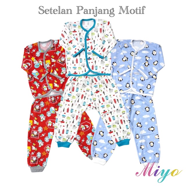 Miyo SML-Setelan Pendek dan Setelan Panjang Bayi Anak