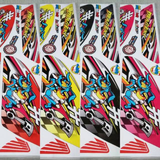 BISA COD (TERLENGKAP) -Striping Motor Variasi Honda  C70-Pitung Dragbike