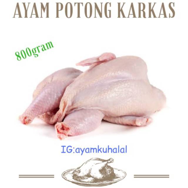 

AYAM POTONG KARKAS 800gram FROZEN