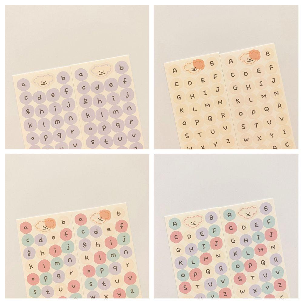 Suyo Stiker Ablum Alfabet DIY Untuk Scrapbook / Diary