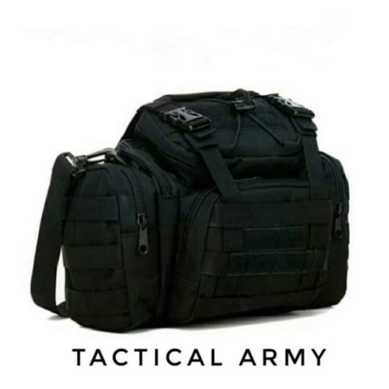 tas slempang tas warior tactical army model terbaru