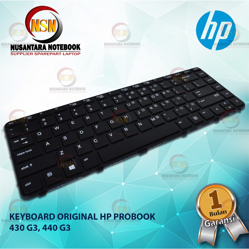 Keyboard Original HP Probook 430-G3 440-G3 445 G3 No BackLight