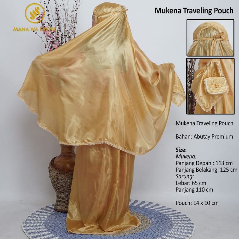 Mukena Traveling Pouch Tidak Bisa Pilih Warna