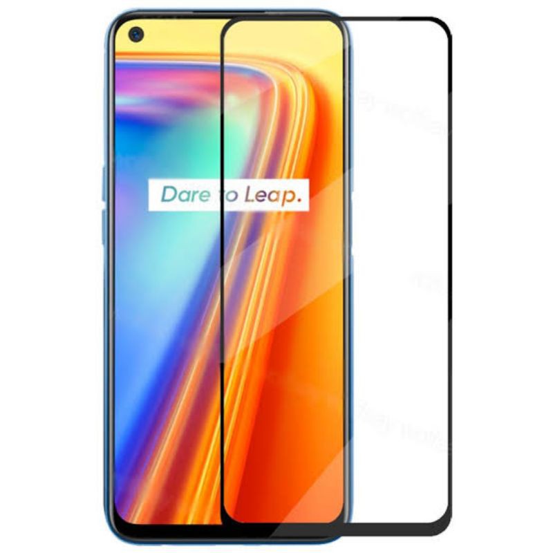 Tempered glass realme 7/ 7i/ 7 pro/ C17/ Narzo 20 pro anti gores FULL COVER