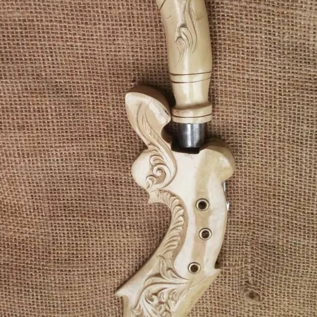 ID KUJANG BAJA UKUR MACAN KAYU KOPI