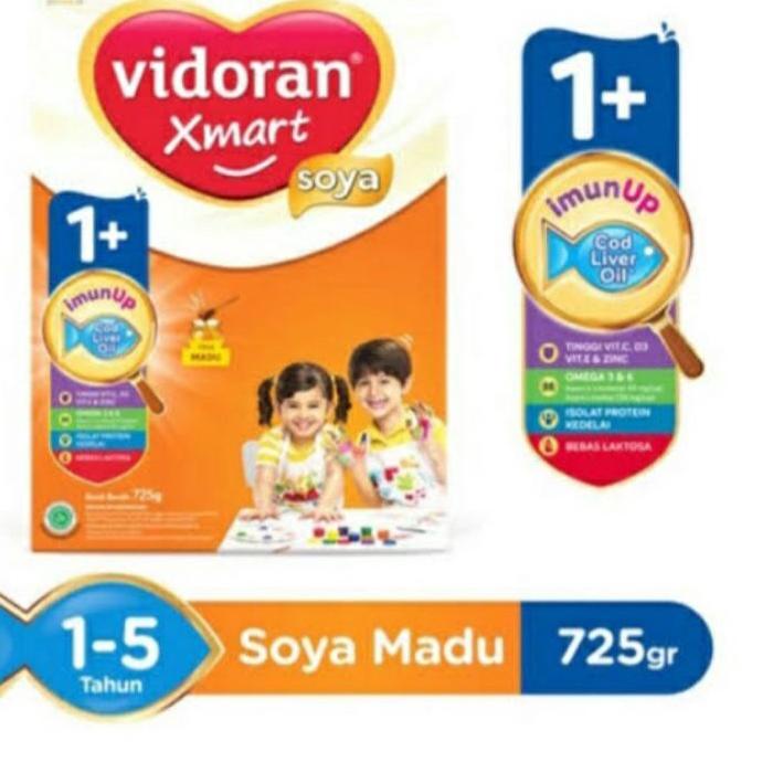 ➣ Susu Vidoran Xmart 1+ Soya 725gr ✷