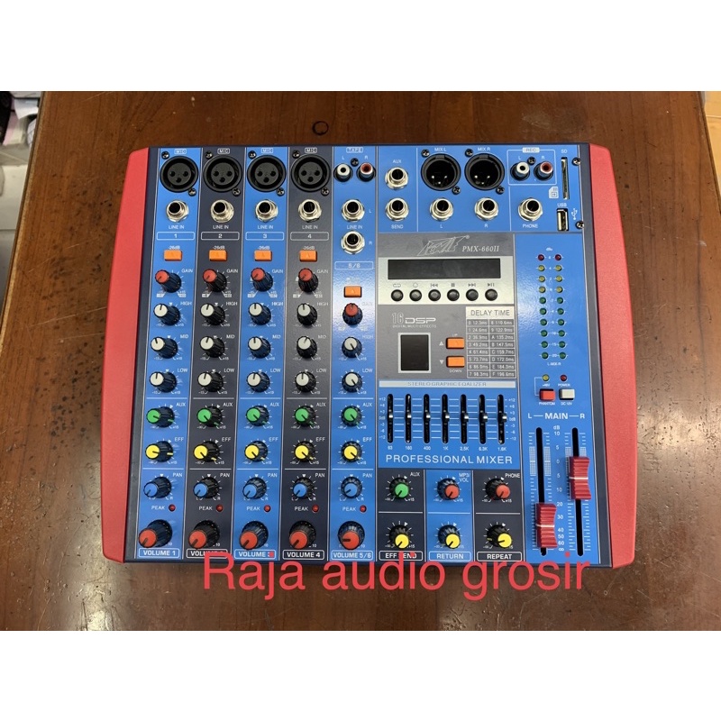 mixer power peawie pmx 660 . mixer power 6 channel peawie pmx 660 original