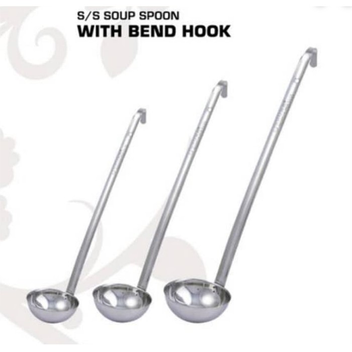 Irus Stainless ukur 180cc / Centong Bakso / Syrup Ladle / Soup Ladle