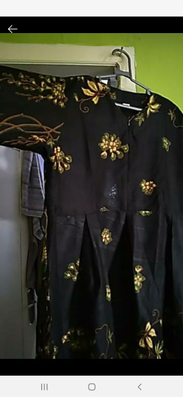 Gamis Batik Modern Terbaru Tren 2021 All Size Ld 104cm Original Produk Pekalongan Produksi Sendiri
